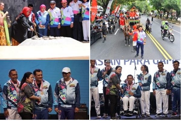 Pawai Obor Awali Rangkaian Gelaran Asian Para Games 2018