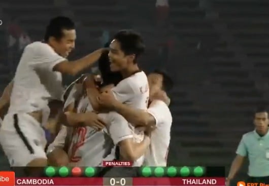 Piala AFF U22: Kamboja vs Thailand 3-5 Adu Penalti, Thailand Jumpa Indonesia di Final. Ini Video Streamingnya