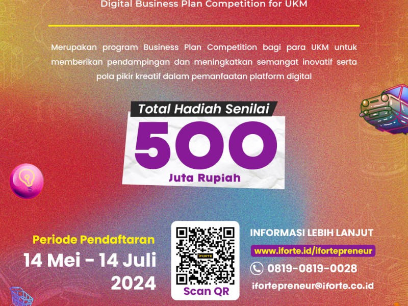 Pendaftaran iFortepreneur 2024 Dibuka: Peluang Transformasi Digital UKM