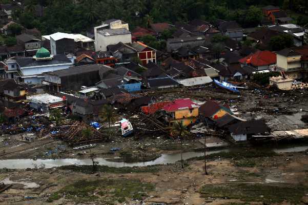 Ini Foto-foto Eksklusif Kondisi Daerah Terdampak Tsunami di Banten & Lampung