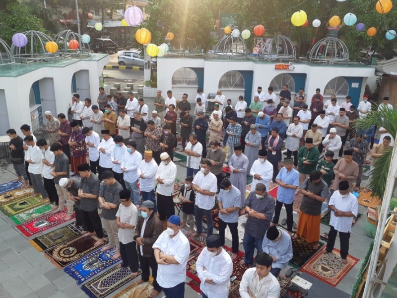 Foto-foto Salat Id Muhammadiyah, Jumat (21/4) di Jakarta dan Surabaya