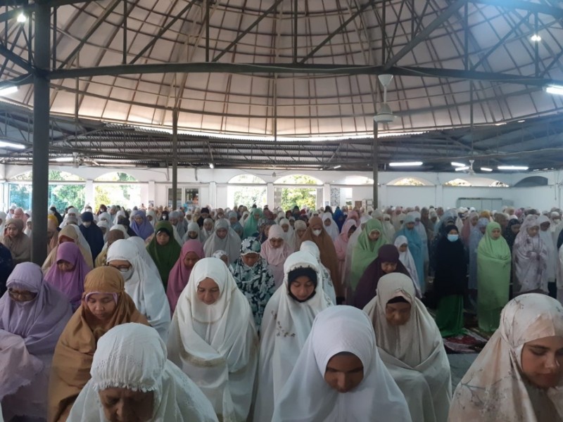 Foto-foto Salat Id Muhammadiyah, Jumat (21/4) di Jakarta dan Surabaya