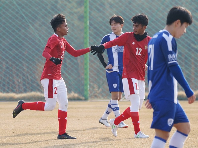 Timnas U-19 Kalah Telak di Korea Selatan, Faktor Cuaca Jadi Alasannya