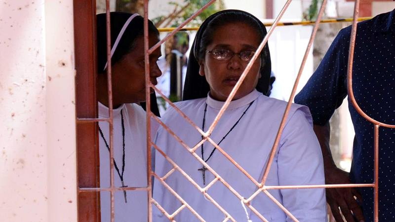 Foto-foto Gereja Dibom Saat Paskah di Sri Lanka