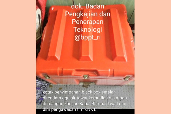 Ini Penampakan Kotak Hitam Lion Air JT 610 Registrasi PK-LQP