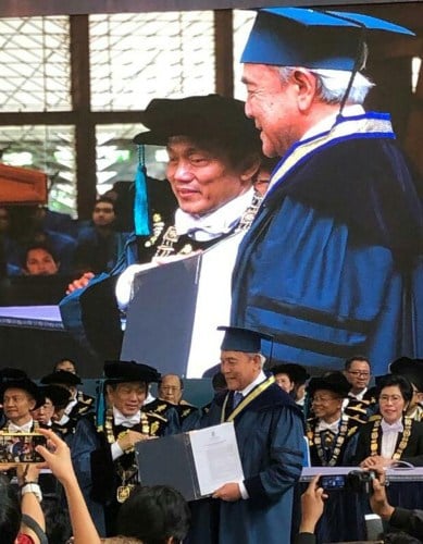 Pengusaha TP Rachmat Dianugerahi Gelar Honoris Causa oleh ITB