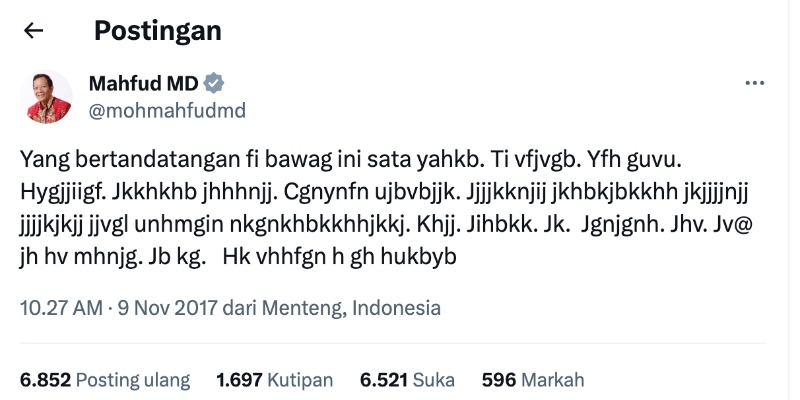 Ganjar-Mahfud Trending di X, Cuitan Ini Malah Jadi Sorotan Nitizen