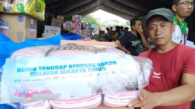 WIKA Jadi Koordinator Sinergi BUMN Bantu Banjir di Jaktim