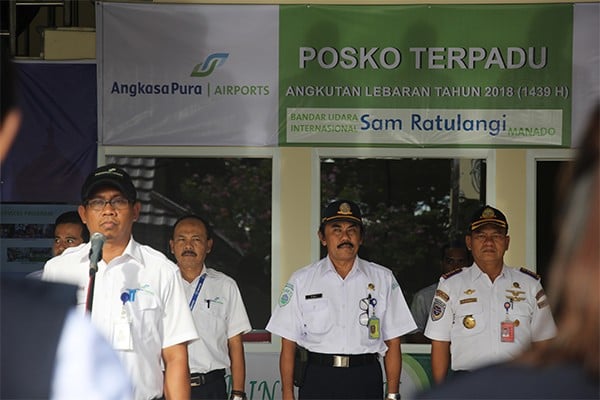 Lebaran 2018, Pergerakan Penumpang di Bandara Samrat Manado Diprediksi Naik 2%