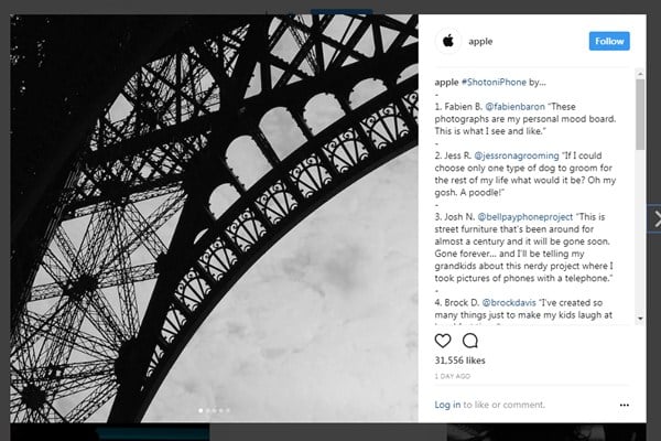 Instagram @apple, Buat yang Ingin Pamer Foto iPhone