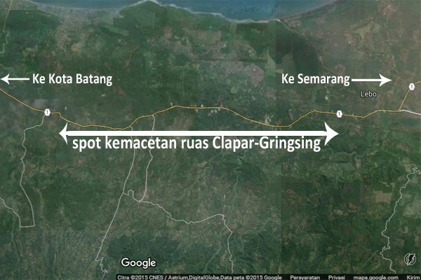 Long Weekend: Jalur Pantura di Batang Macet Parah, Ini Jalur Aternatifnya