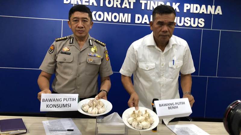 Bareskrim Gagalkan Penyelundupan 300 Ton Bawang Ilegal ke Indonesia