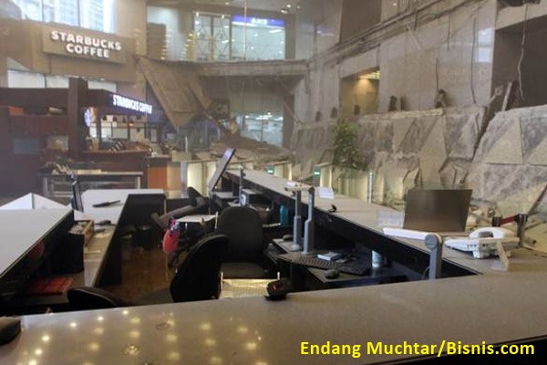 Polda Metro Jaya Masih Telusuri Penyebab Runtuhnya Selasar Gedung BEI