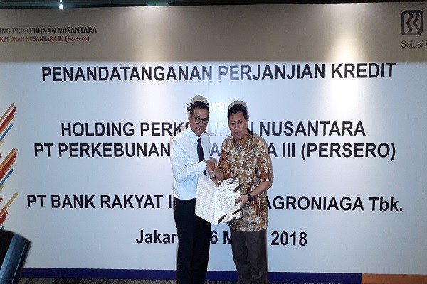 BRI Agro Kucurkan Rp500 Miliar ke PTPN Group