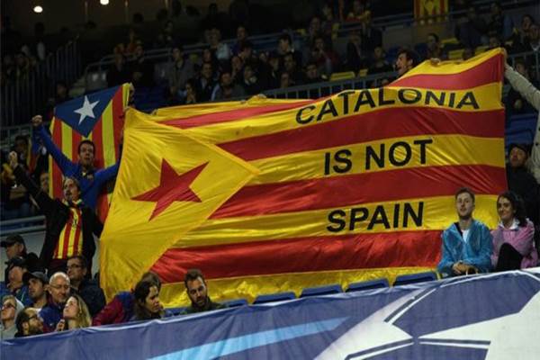 Ramai-ramai Tolak Kemerdekaan Catalonia