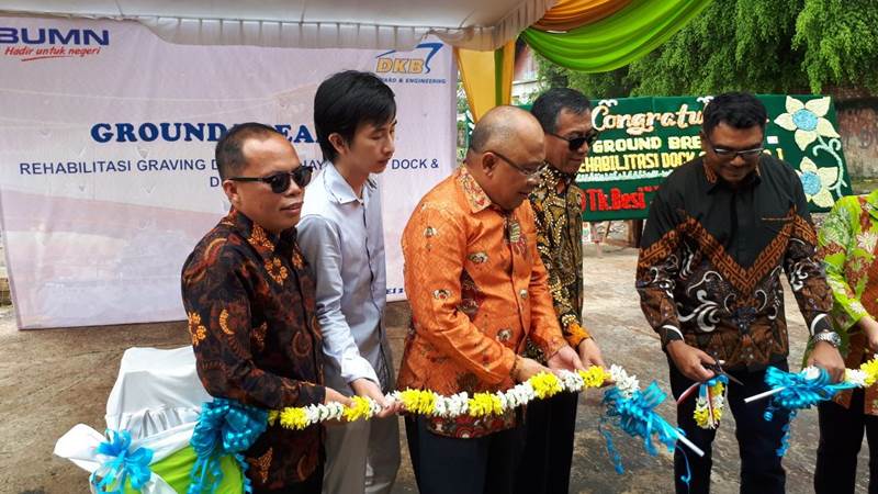 Dok Kodja Bahari Benahi Fasilitas Graving Dock Palembang