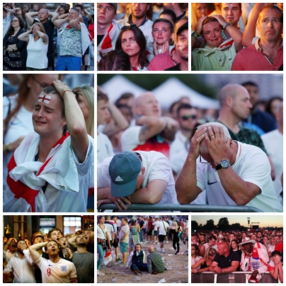 PIALA DUNIA 2018: Inggris Gagal ke Final, Ini Reaksi Pendukung