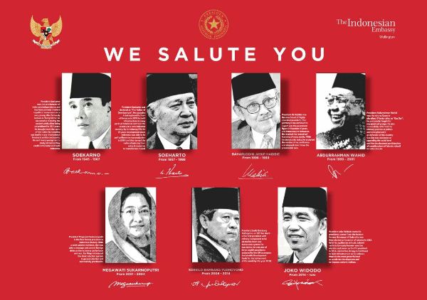 Foto Profil 7 Presiden Dipajang di KBRI Selandia Baru, Jadi Tontonan Publik