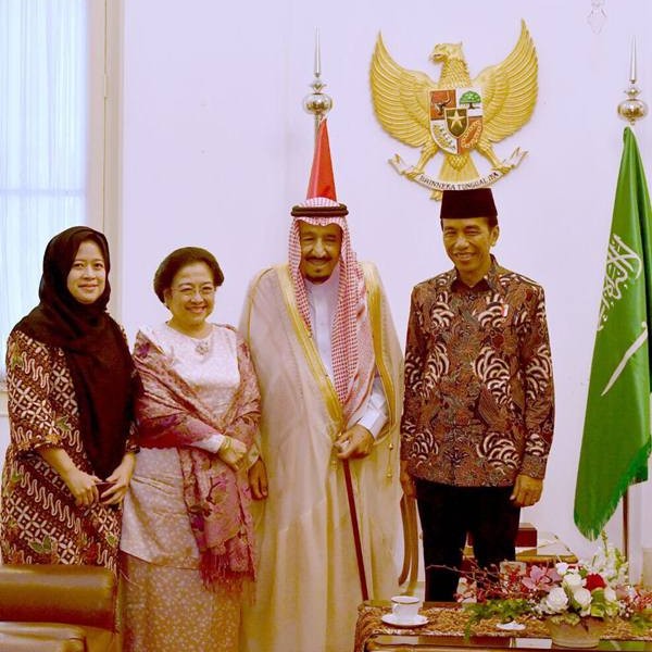 Raja Salman Akhirnya Bertemu dengan Anak dan Cucu Soekarno