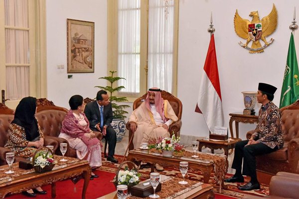 Raja Salman Akhirnya Bertemu dengan Anak dan Cucu Soekarno