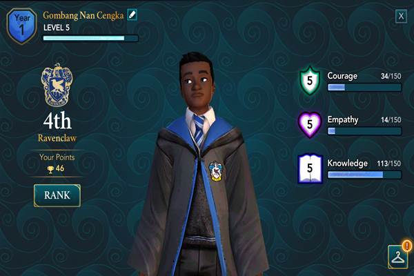 Merasakan Sekolah Sihir Lewat Gim Hogwarts Mystery