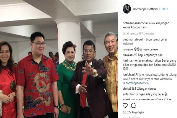 Tahun Baru Imlek, Hotman Paris dan Jenderal Hendro Kunjungi Konglomerat  