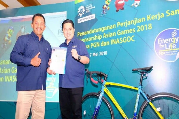 Perusahaan Gas Negara (PGN) Dukung Pelaksanaan Asian Games 2018