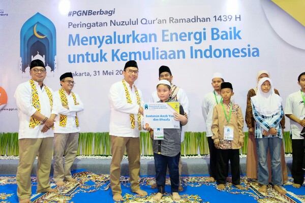 Peringati Nuzulul Quran, PGN Libatkan Pekerja Berbagi Energi Baik