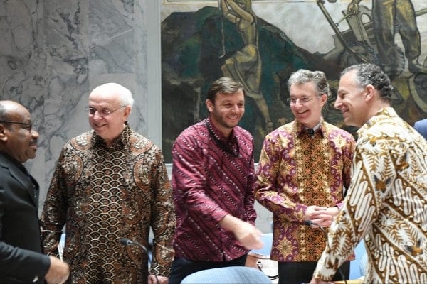 Beragam Motif Batik Warnai Sidang Dewan Keamanan PBB yang Dipimpin Indonesia