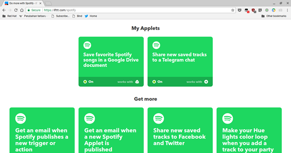 Yuk, Coba Integrasi Spotify dengan IFTTT, Shazam, dan Telegram