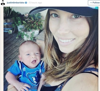 Gantengnya Silas, Anak Pertama Justin Timberlake-Jessica Biel