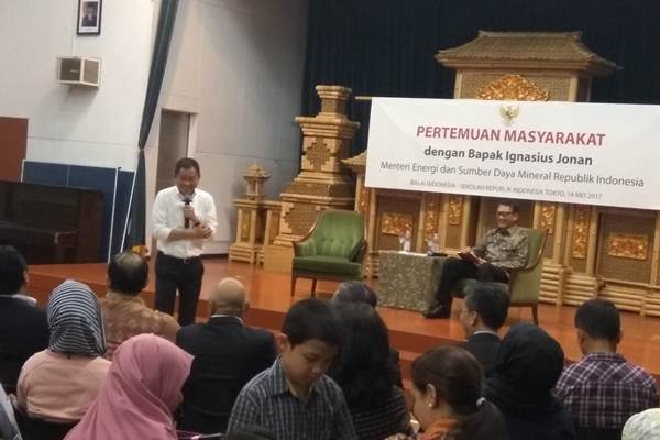 Menteri Jonan Sapa Diaspora Indonesia di Tokyo