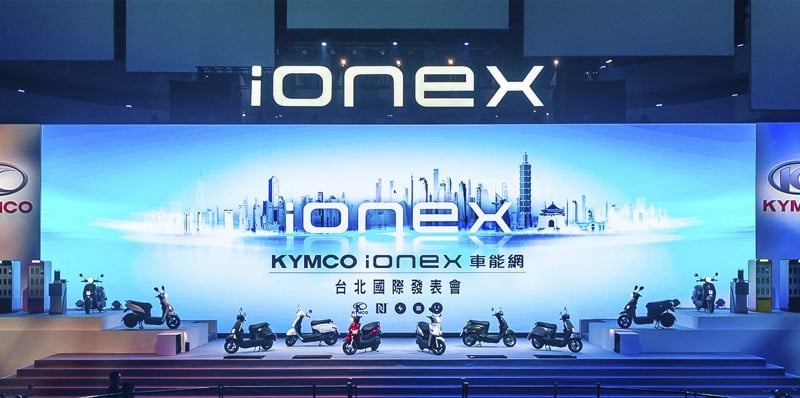 Kymco Luncurkan Skuter Listrik Ionex Pertama