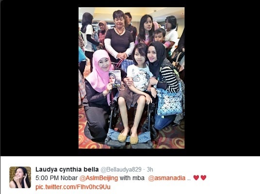 Melihat Ariel Tatum & Laudya Cynthia Bella Bergaya Dengan Jilbab