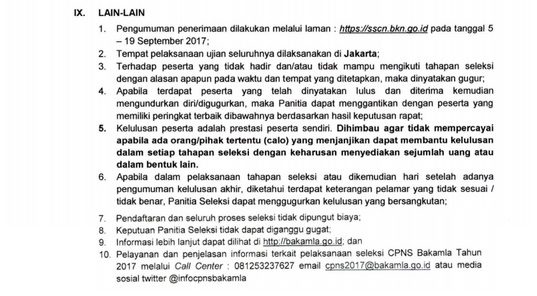 Penerimaan CPNS 2017 Gelombang II: Bakamla Terima 225 CPNS. Ini Kriteria, Persyaratan, Tatacara dan Tahap Seleksi