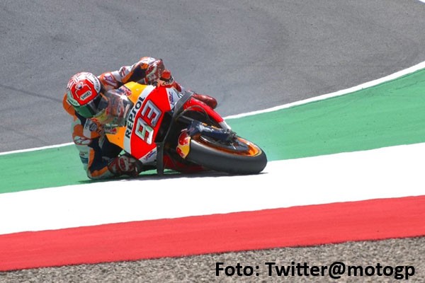 MotoGP Italia: Marquez Tergelincir di Lap 5 dan Podium pun Sirna