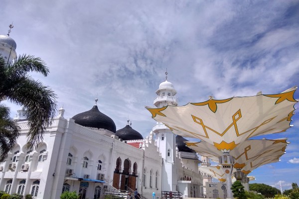 BERITA FOTO: Menikmati Kemegahan Masjid Raya Baiturrahman Banda Aceh Bernilai Rp458 Miliar