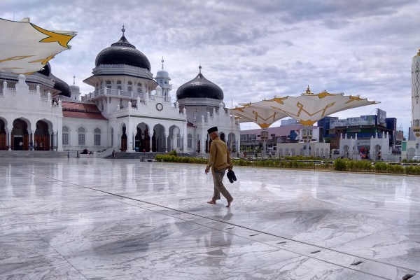 BERITA FOTO: Menikmati Kemegahan Masjid Raya Baiturrahman Banda Aceh Bernilai Rp458 Miliar