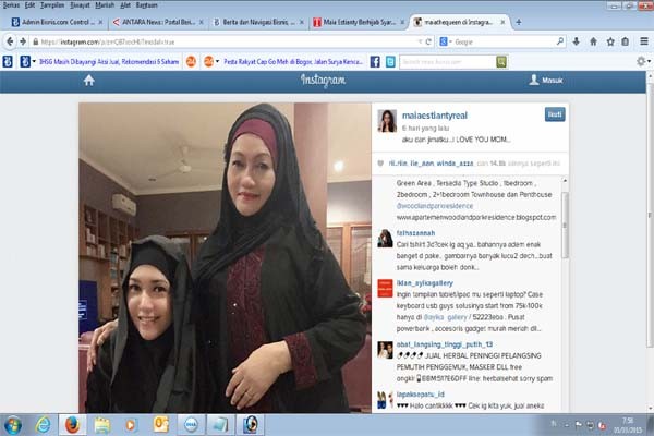 Maia Estianty Tampil Lebih Cantik dengan Busana Islami