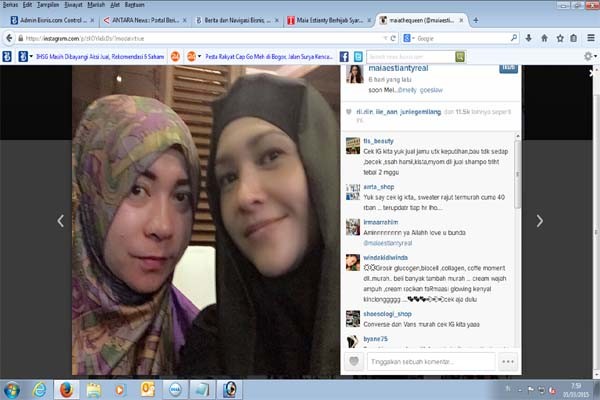 Maia Estianty Tampil Lebih Cantik dengan Busana Islami