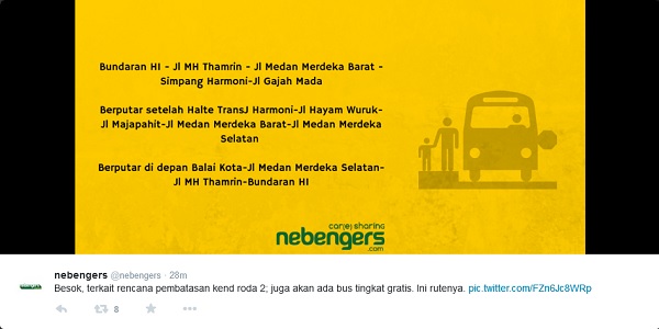 PEMBATASAN MOTOR DI JAKARTA: Ini Rute Alternatif dan Info Areal Parkir @nebengers