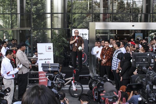 Pidato Novel Baswedan Saat Kembali Bekerja di KPK