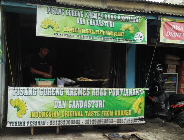 Pisang Goreng Khas Pontianak Makin Banyak Peminat