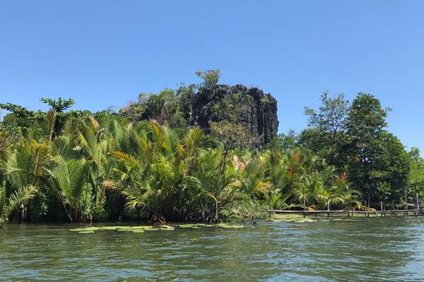 Wapres JK Liburan ke Karst Rammang-rammang di Maros