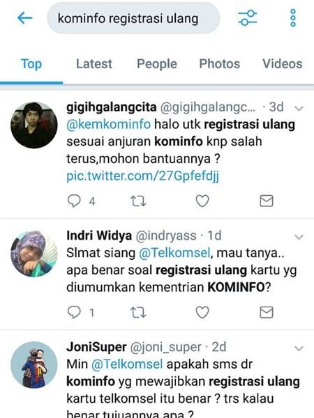 Daftar Ulang SIM Card: Masyarakat Resah, Ini Jawaban Kominfo