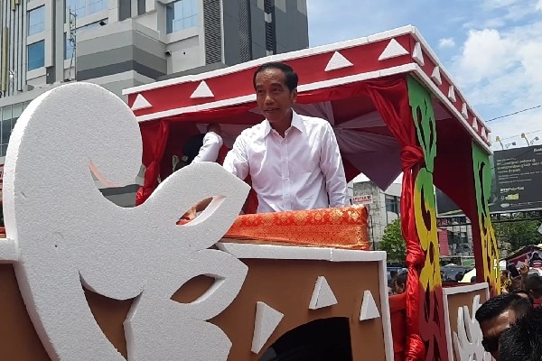 Jokowi Ajak Tak Golput dan Puji Kota Palembang