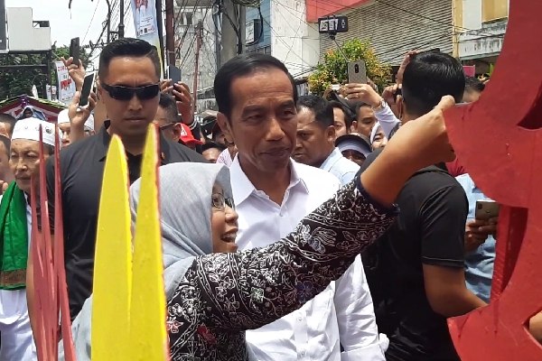 Jokowi Ajak Tak Golput dan Puji Kota Palembang