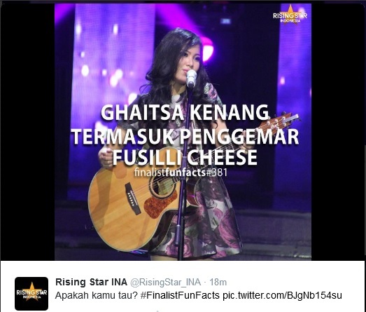 GRANDFINAL RISING STAR INDONESIA: Fakta Unik versi @RisingStar_INA tentang Hanin, Bluesmates, Indah, dan Ghaitsa