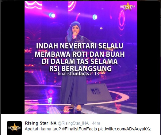 GRANDFINAL RISING STAR INDONESIA: Fakta Unik versi @RisingStar_INA tentang Hanin, Bluesmates, Indah, dan Ghaitsa