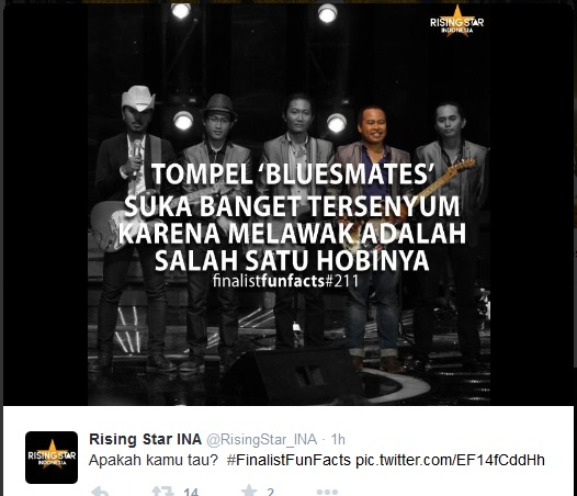 GRANDFINAL RISING STAR INDONESIA: Fakta Unik versi @RisingStar_INA tentang Hanin, Bluesmates, Indah, dan Ghaitsa